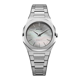 D1 Milano Ultra Thin Dial Silver Watch for Ladies - UTBL19