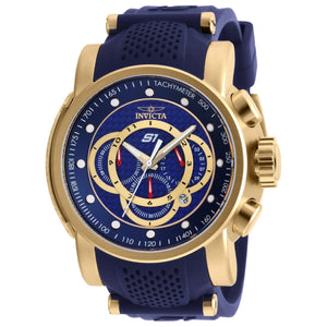 Invicta S1 Rally Analog Blue & Gold Dial Men'S Watch - 19330