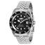 Invicta Analog Black Dial Men'S Watch-Silver