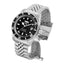 Invicta Analog Black Dial Men'S Watch-Silver