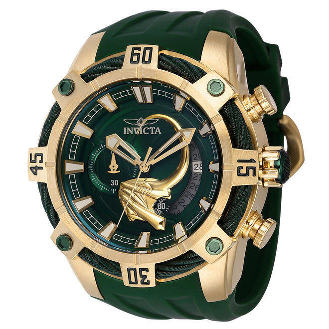 Invicta Marvel - Loki Analog Green And Gold Dial Men'S Watch-37604