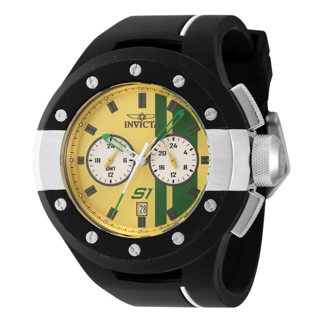 Invicta S1 Rally Analog Yellow & Green & White Dial Men'S Watch - 44359