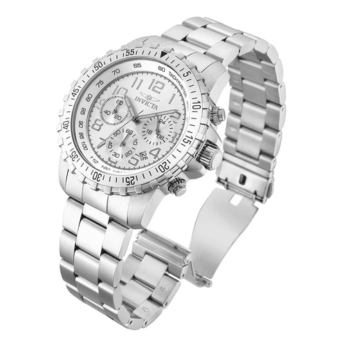 Invicta Specialty Men'S Wrist Watch Stainless Steel Quartz Silver Dial - 6620