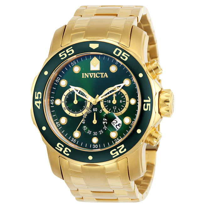 Invicta Pro-Diver Analog Green Dial Men'S Watch-0075