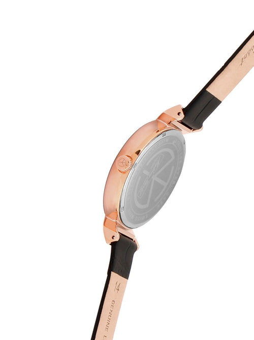 Mathey-Tissot Swiss Made Analog Black Dial Ladies Watch-D1089PLN