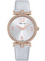 Mathey-Tissot Gaia Collection Silver Dial Analog Women Watch - D587QPI