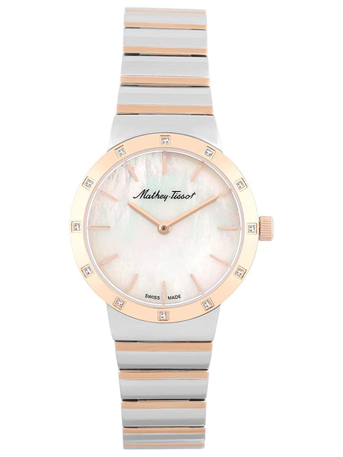 Mathey-Tissot Analog Mother of Pearl Dial Women's Watch-D593SBI