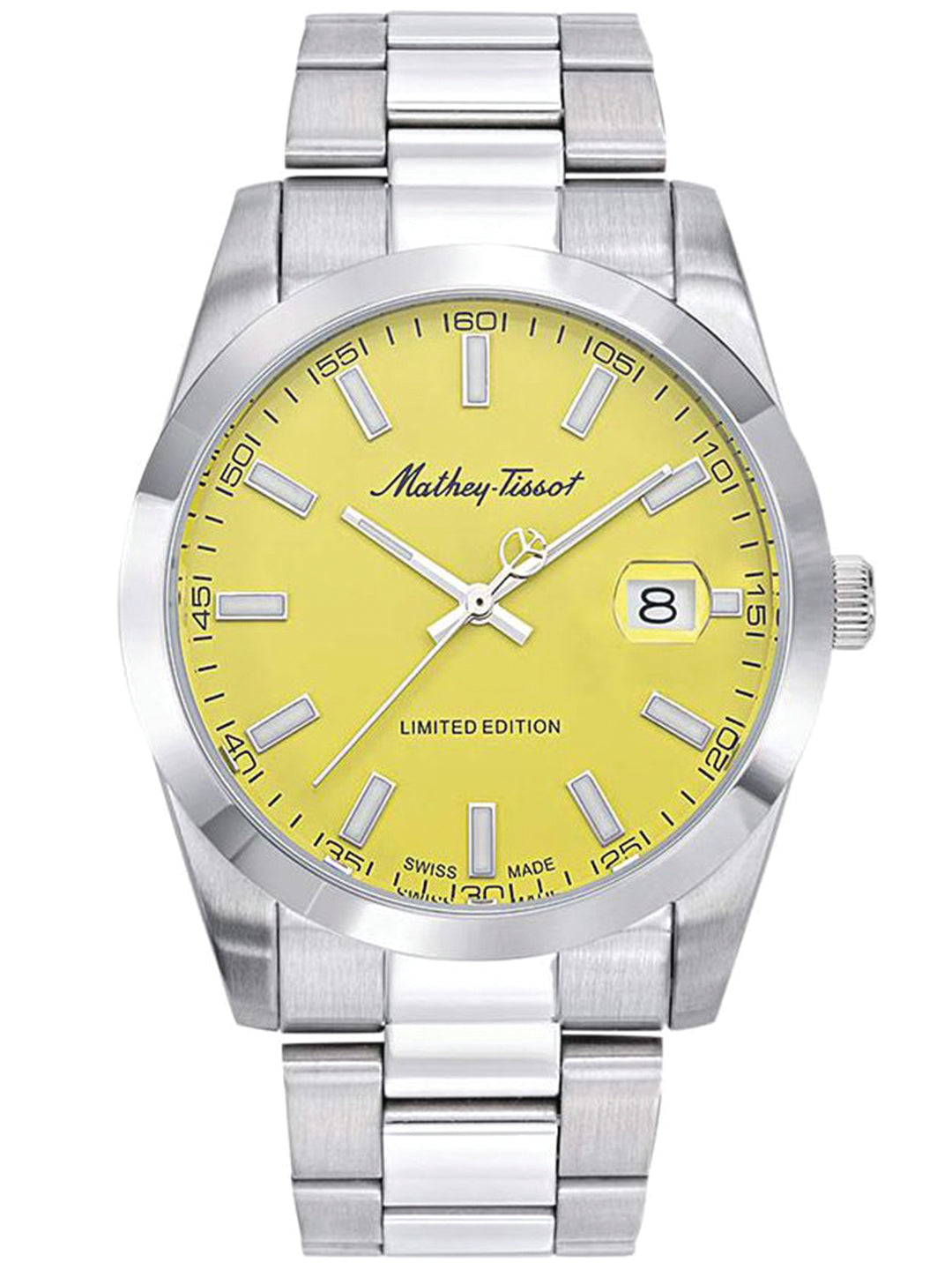 Mathey Tissot Yellow Dial Limited Edition Analog Watch for Men