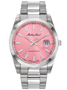 Mathey-Tissot Pink Dial Limited Edition Analog Watch for Men - H451PK