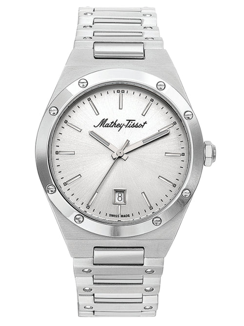 Mathey-Tissot Analog Silver Dial Men's Watch-H680AS
