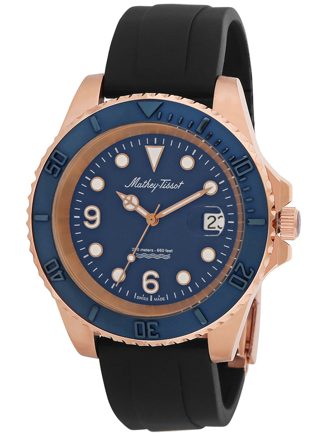 Mathey-Tissot Blue Dial Analog Watch for Men - View 1