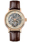 Ingersoll 1892 The Charles Automatic Gents Watch with Champange Skeleton Dial and Black Leather Strap - I05805