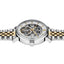 Ingersoll 1892 The Charles Automatic Gents Watch with White Skeleton Dial and Two Tone Stainless Steel Bracelet - I05806