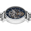 Ingersoll 1892 The Charles Automatic Gents Watch with Black Skeleton Dial and Silver Stainless Steel Bracelet - I05807