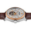 Ingersoll 1892 The Shelby Automatic Gents Watch with Silver Dial and Brown Leather Strap - I10901B