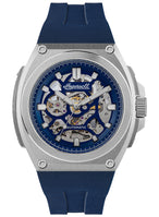 Ingersoll 1892 The Motion Automatic Gents Watch with Blue Dial and a Blue PU Rubber Strap - I11704