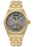 Ingersoll 1892 The Broadway Automatic Gents Watch with Pale Brown Dial and Stainless Steel Gold Bracelet - I12902