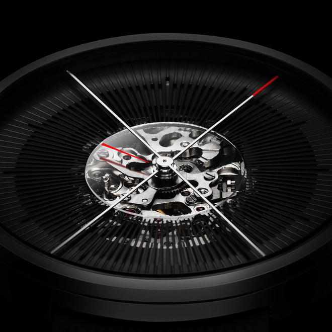 CIGA DESIGN Mechanical J Series Skeleton Watch for Gents -  J011-SIBL-W35