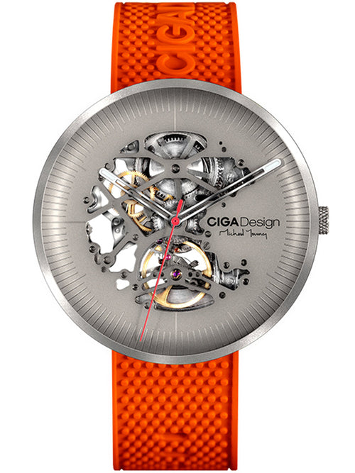 CIGA DESIGN Skeleton Automatic Watch for Gents - M031-TITI-W15OG