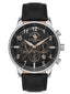Santa barbara polo & racquet club Gun Black Dial Chronograph Watch For Men - SB.1.10439-2