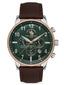 Santa barbara polo & racquet club Green Dial Chronograph Watch For Men - SB.1.10439-5