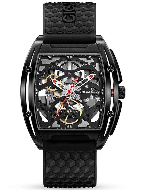 CIGA DESIGN Automatic Watch for Gents With Additional Strap - Z031-BLBL-W15BK